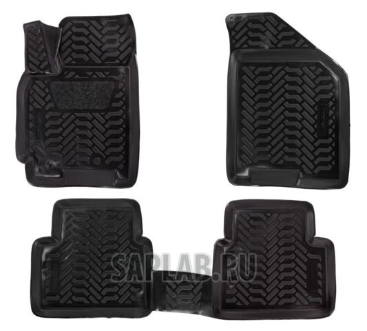 Купить AIRLINE ACMPS21 Ковры в салон (3D с подпят.) для Chevrolet Lacetti (04-12) компл. 4 шт., выс. борт, полимер., черн.