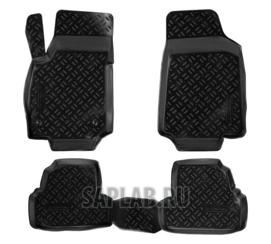 Купить AIRLINE ACMPS52 Ковры в салон для Opel Mokka (12-) компл. 4 шт., выс. борт, полимер., черн.