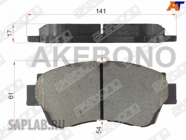 Купить AKEBONO AN-322K Колодки тормозные дисковые передние TOYOTA CAMRY 91-01 AN-322K