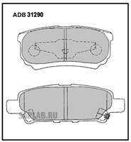 Купить ALLIED NIPPON ADB31290 Колодки тормозные дисковые зад