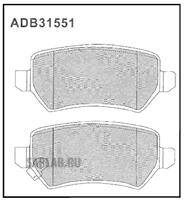 Купить ALLIED NIPPON ADB31551 Колодки тормозные дисковые | зад |