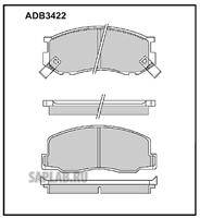 Купить ALLIED NIPPON ADB3422 ТОРМОЗНЫЕ КОЛОДКИ ДИСКОВЫЕ ADB3422