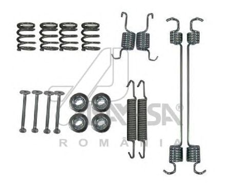 Купить ASAM 01341 рем.к-кт тормозных колодок задних!\ Renault, Peugeot 1.1i/1.4i/1.6i/1.9D 98>