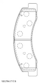 Купить ASIMCO KD6322 КОЛОДКИ ТОРМ. MKD756 COMTITECH