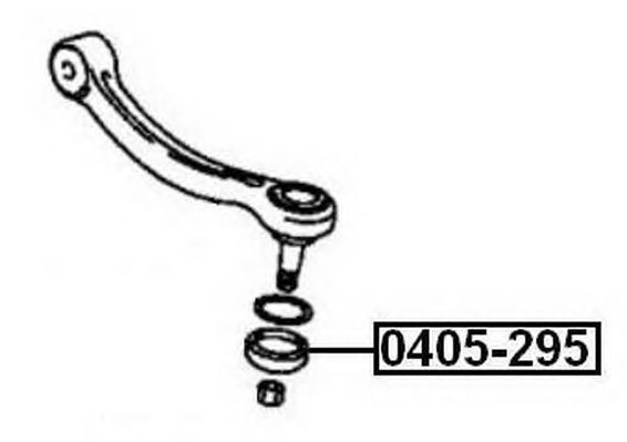 Купить ASVA 0405295 Пыльник шаровой опоры MITSUBISHI GALANT E55A/E75A 1992-1996
