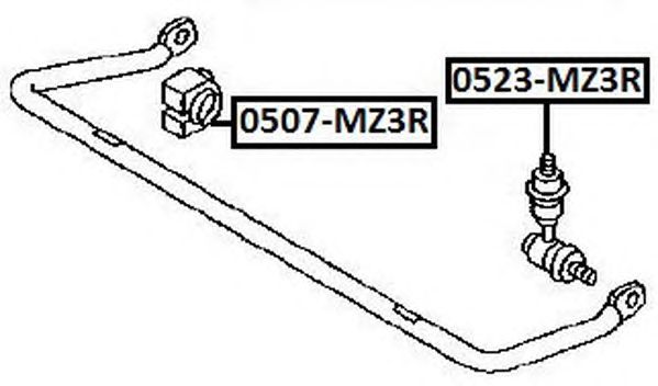 Купить запчасть ASVA - 0507MZ3R 