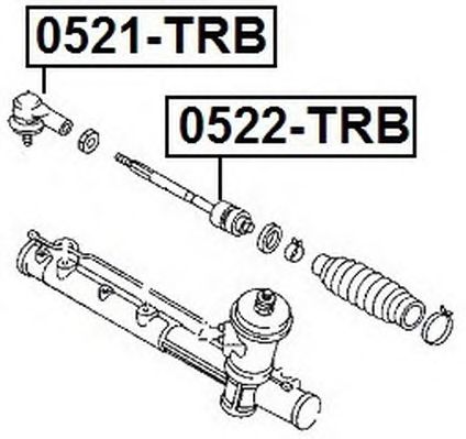 Купить запчасть ASVA - 0521TRB 