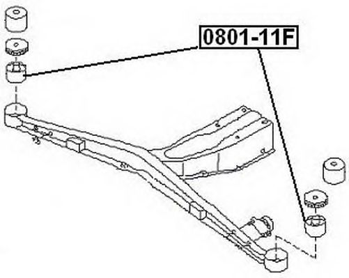 Купить запчасть ASVA - 0801B11F 