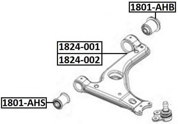 Купить запчасть ASVA - 1801AHB 