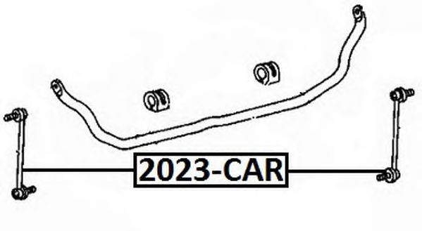Купить ASVA 2023CAR Тяга стабилизатора | перед прав/лев |