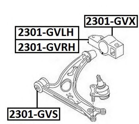 Купить запчасть ASVA - 2301GVS 