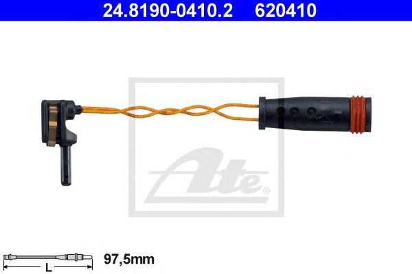 Купить ATE 24.8190-0410.2 Датчик износа тормозных колодок MAYBACH - MAYBACH (240_) - 5.5 V12 MERCEDES-BENZ - A-CLASS (W169) - A 150 (169.031, 169- , передний