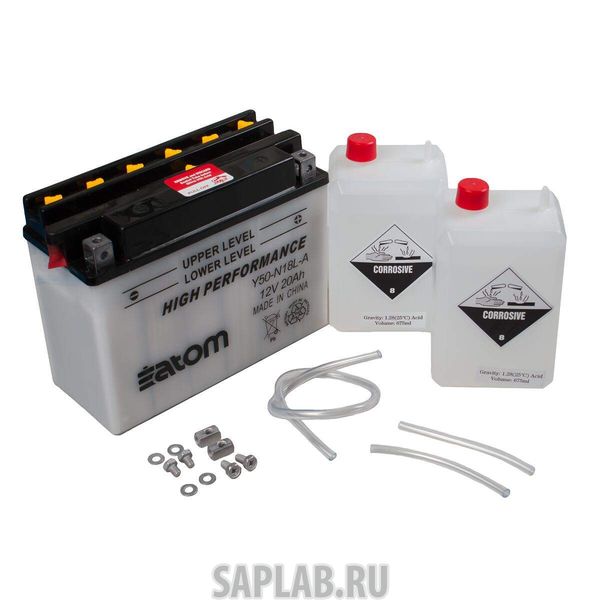 Купить ATOM 2103378 Мото аккумулятор ATOM  Y50-N18L-A HIGH PERFORMANCE
