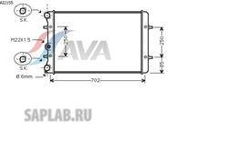 Купить AVA COOLING SYSTEMS AI2155 Радиатор охлаждения
