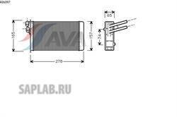 Купить AVA COOLING SYSTEMS AI6097 Радиатор печки **X