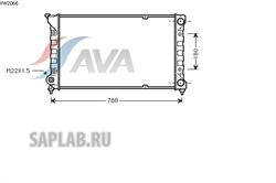 Купить AVA COOLING SYSTEMS VW2066 Радиатор основной