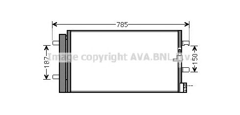 Купить AVA COOLING SYSTEMS AI5352D Радиатор кондиционера