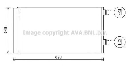Купить AVA COOLING SYSTEMS BW5414D РАДИАТОР КОНДИЦИОНЕРА MINI *