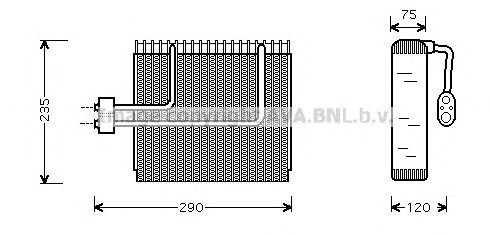 Купить AVA COOLING SYSTEMS HYV002 HYV002 Испаритель кондиционера
