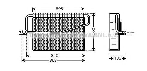 Купить AVA COOLING SYSTEMS MSV381 MSV381 Испаритель кондиционера