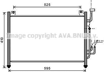 Купить AVA COOLING SYSTEMS MZA5236D Радиатор кондиционера M2 07-