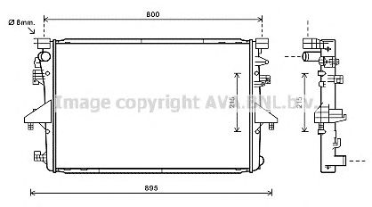 Купить AVA COOLING SYSTEMS VW2317 Радиатор СОХ **X