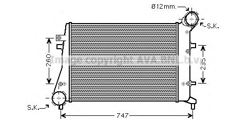 Купить AVA COOLING SYSTEMS VWA4268 Радиатор