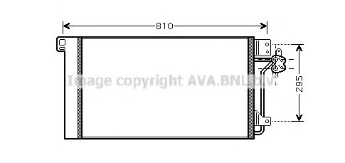 Купить AVA COOLING SYSTEMS VWA5236D Радиатор кондиционера **