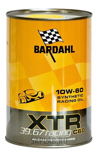 Купить BARDAHL 327039 10W60 XTR C60 RACING 39.67 1L (специализированное синт. моторное масло)