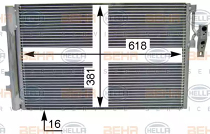 Купить BEHR 8FC351343171 РАДИАТОР КОНДИЦИОНЕРА X3 F25 2.0d,i - 3.5d,i *