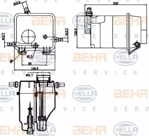 Купить BEHR 8MA376755211 БАЧОК РАСШИРИТЕЛЬНЫЙ Х5 N62