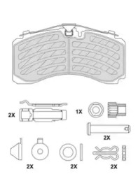 Купить BERAL 2932835004105393 Колодки дисковые st-7 430