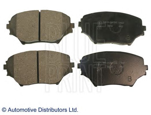 Купить BLUEPRINT ADT342120 Колодки тормозные дисковые TOYOTA: RAV 4 II 1.8 VVTi, 2.0 D-4D 4WD, 2.0 VVTi 4WD 00-06