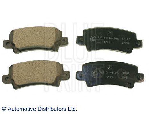Купить BLUEPRINT ADT342131 Колодки тормозные дисковые TOYOTA: COROLLA 1.4 D, 1.4 VVT-i, 1.6 VVT-i, 1.8 VVTL-i TS 01 -, COROLLA седан 1.4 D, 1.6 VVT-i 01 -, COROLLA универсал 1.4 VVT-i, 1.6 VVT-i 01-