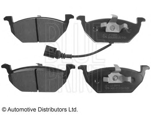 Купить BLUEPRINT ADV184201 Колодки тормозные дисковые SEAT: IBIZA V 1.2, 1.4, 1.4 TDI, 1.6, 1.6 TDI 08 -, IBIZA V SPORTCOUPE 1.6 TDI 08 -, IBIZA V ST 1.2 TDI 10-\ SKODA: YETI 1.2 TSI, 1.8 TSI, 2.0 TD
