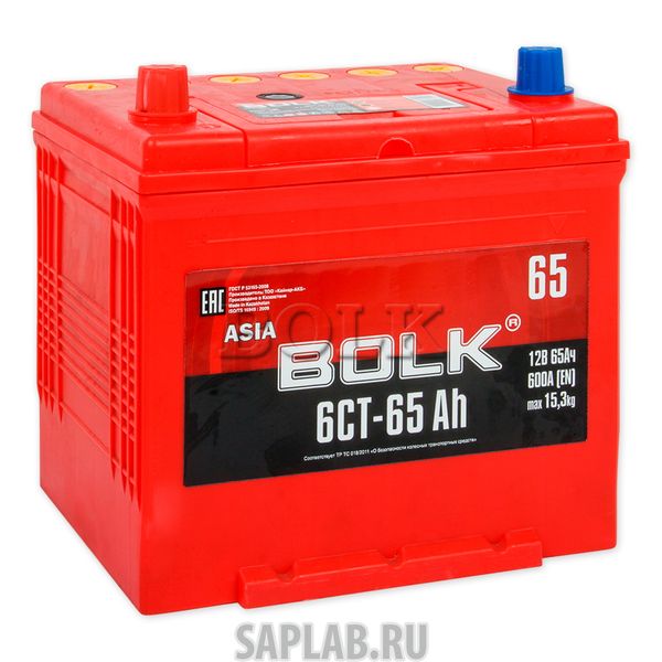 Купить BOLK ABJ651 Аккумулятор BOLK ASIA 65 А/ч прямая L+ EN600 А 230x173x220 ABJ 651