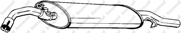 Купить BOSAL 233409 Глушитель