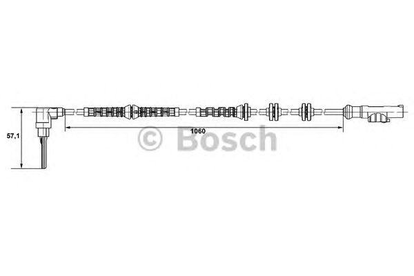 Купить BOSCH 0265007685 датчик ABS передний!\ Fiat Ducato 120-180 06>