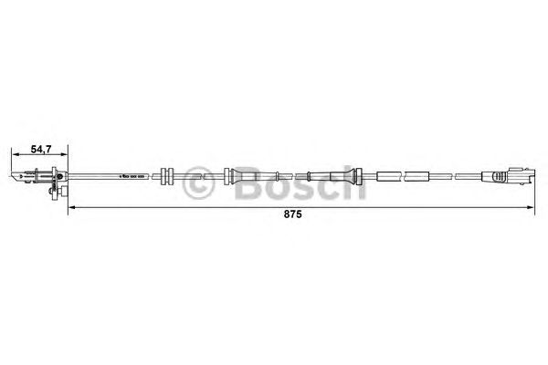 Купить BOSCH 0265007790 датчик ABS!\ Peugeot Expert, Citroen Jumpy 1.6/2.0i/HDi 07>