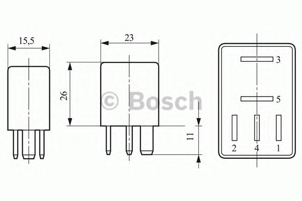 Купить запчасть BOSCH - 0332201107 