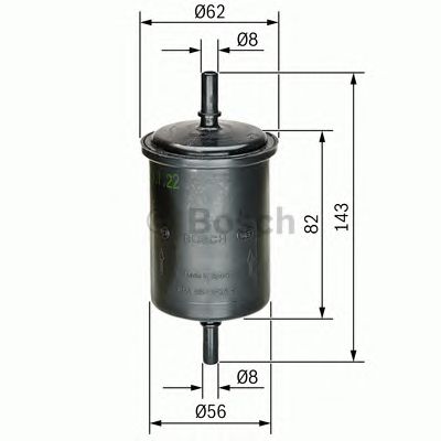 Купить BOSCH 0450902161 фильтр топливный!\ Renault Logan 1.4 04>