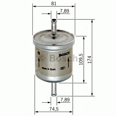 Купить BOSCH 0450905318 фильтр топливный!\