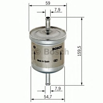 Купить BOSCH 0450905969 фильтр топливный!\ Daewoo Lanos/Lacetti/Rezzo 1.4-2.0 97>