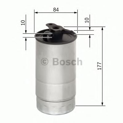 Купить BOSCH 0450906451 фильтр топливный!\ BMW E39/E46/X5 2.0-3.0D, Opel Omega 2.5DTi 99>