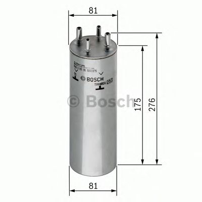 Купить BOSCH 0450906467 фильтр топливный!\ VW T5/Multivan/Touareg 1.9-2.5TDi R5 03>