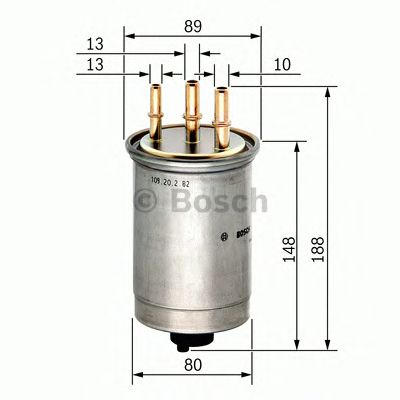 Купить BOSCH 0450906508 фильтр топливный!\ Ford Focus/Transit/Mondeo 1.8-2.2 TDCi 01>