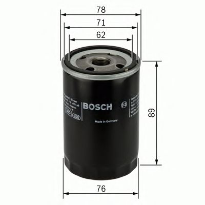 Купить BOSCH 0451103050 фильтр масляный!\ BMW E12/E30/E21/E28 1.6-2.0 <91