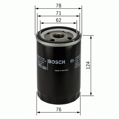 Купить BOSCH 0451103105 Фильтр масляный 0451103105