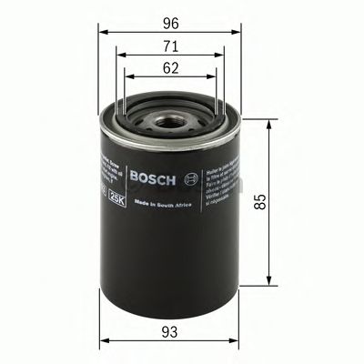 Купить BOSCH 0451103219 фильтр масл. ! \ Volvo FL6/FL7/FM7 /740-960/S40/V70/S90/V90 2.0-2.9 84>