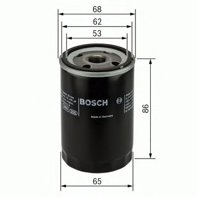 Купить BOSCH 0451103276 фильтр масляный!\ Suzuki Jimny 1.3i 4WD 98>